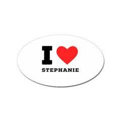 I Love Stephanie Sticker Oval (10 Pack) by ilovewhateva