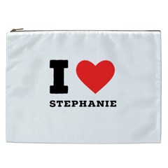 I Love Stephanie Cosmetic Bag (xxl) by ilovewhateva