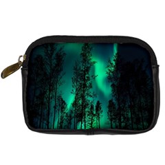 Aurora Northern Lights Celestial Magical Astronomy Digital Camera Leather Case by Jancukart