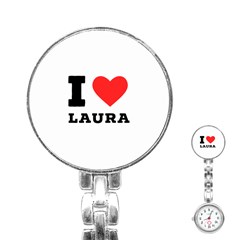 I Love Laura Stainless Steel Nurses Watch by ilovewhateva