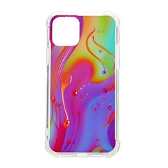 Beautiful Fluid Shapes In A Flowing Background Iphone 11 Pro 5 8 Inch Tpu Uv Print Case by GardenOfOphir