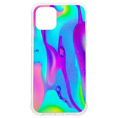 Colorful Abstract Fluid Art Pattern Iphone 12/12 Pro Tpu Uv Print Case by GardenOfOphir