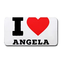 I Love Angela  Medium Bar Mat by ilovewhateva