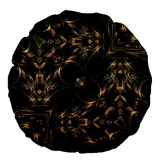 Flytrap Large 18  Premium Flano Round Cushions by MRNStudios