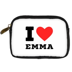 I Love Emma Digital Camera Leather Case by ilovewhateva