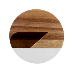 Zip Pay Special Series 13 Marble Wood Coaster (round) by Mrsondesign