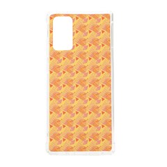Peach Leafs Samsung Galaxy Note 20 Tpu Uv Case by Sparkle