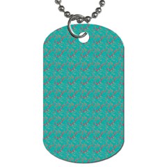 Flowers Dog Tag (two Sides)