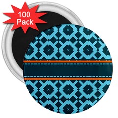 Pattern 28 3  Magnets (100 Pack) by GardenOfOphir