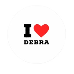 I Love Debra Mini Round Pill Box (pack Of 3) by ilovewhateva