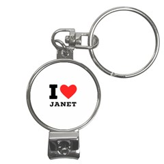I Love Janet Nail Clippers Key Chain by ilovewhateva