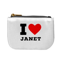 I Love Janet Mini Coin Purse by ilovewhateva