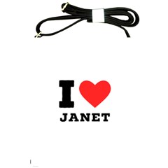 I Love Janet Shoulder Sling Bag by ilovewhateva