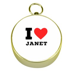 I Love Janet Gold Compasses by ilovewhateva