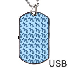 Pattern 131 Dog Tag Usb Flash (one Side) by GardenOfOphir