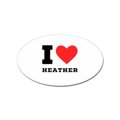 I Love Heather Sticker (oval) by ilovewhateva