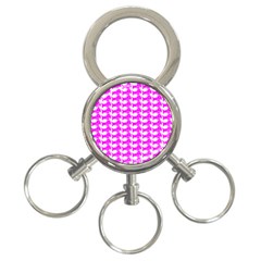 Pattern 159 3-ring Key Chain by GardenOfOphir