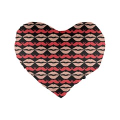 Pattern 180 Standard 16  Premium Flano Heart Shape Cushions