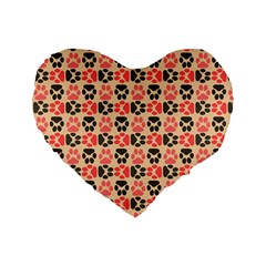 Pattern 216 Standard 16  Premium Heart Shape Cushions by GardenOfOphir