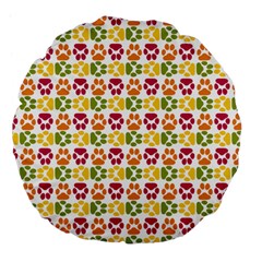 Pattern 219 Large 18  Premium Flano Round Cushions by GardenOfOphir