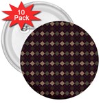 Pattern 254 3  Buttons (10 pack) 