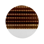 Pattern 254 Marble Wood Coaster (Round)