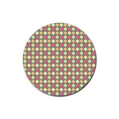 Pattern 257 Rubber Coaster (round) by GardenOfOphir