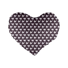 Pattern 282 Standard 16  Premium Flano Heart Shape Cushions by GardenOfOphir