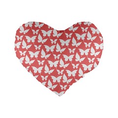 Pattern 335 Standard 16  Premium Flano Heart Shape Cushions by GardenOfOphir