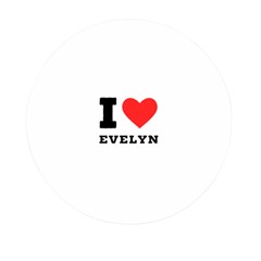 I Love Evelyn Mini Round Pill Box (pack Of 5) by ilovewhateva