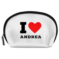 I Love Andrea Accessory Pouch (large) by ilovewhateva