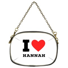 I Love Hannah Chain Purse (two Sides) by ilovewhateva