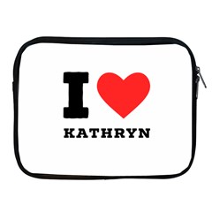 I Love Kathryn Apple Ipad 2/3/4 Zipper Cases by ilovewhateva