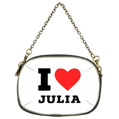 I Love Julia  Chain Purse (one Side) by ilovewhateva