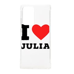 I Love Julia  Samsung Galaxy Note 20 Ultra Tpu Uv Case by ilovewhateva