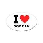 I love sophia Sticker Oval (10 pack)