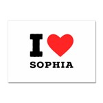 I love sophia Sticker A4 (10 pack)