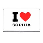 I love sophia Business Card Holder Front