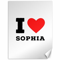 I Love Sophia Canvas 36  X 48  by ilovewhateva