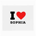 I love sophia Small Glasses Cloth (2 Sides)