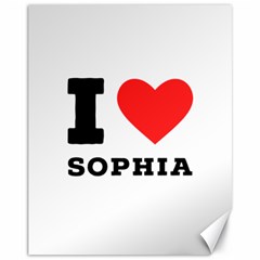 I Love Sophia Canvas 11  X 14  by ilovewhateva