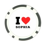 I love sophia Poker Chip Card Guard (10 pack)