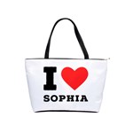 I love sophia Classic Shoulder Handbag