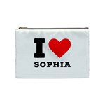 I love sophia Cosmetic Bag (Medium)