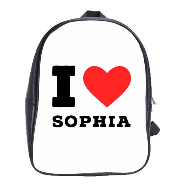 I love sophia School Bag (Large)