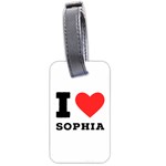 I love sophia Luggage Tag (one side)
