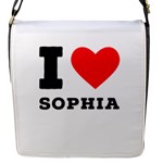I love sophia Flap Closure Messenger Bag (S)