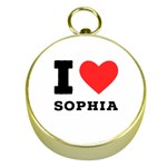 I love sophia Gold Compasses