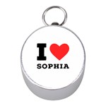 I love sophia Mini Silver Compasses