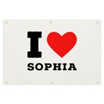 I love sophia Banner and Sign 6  x 4 